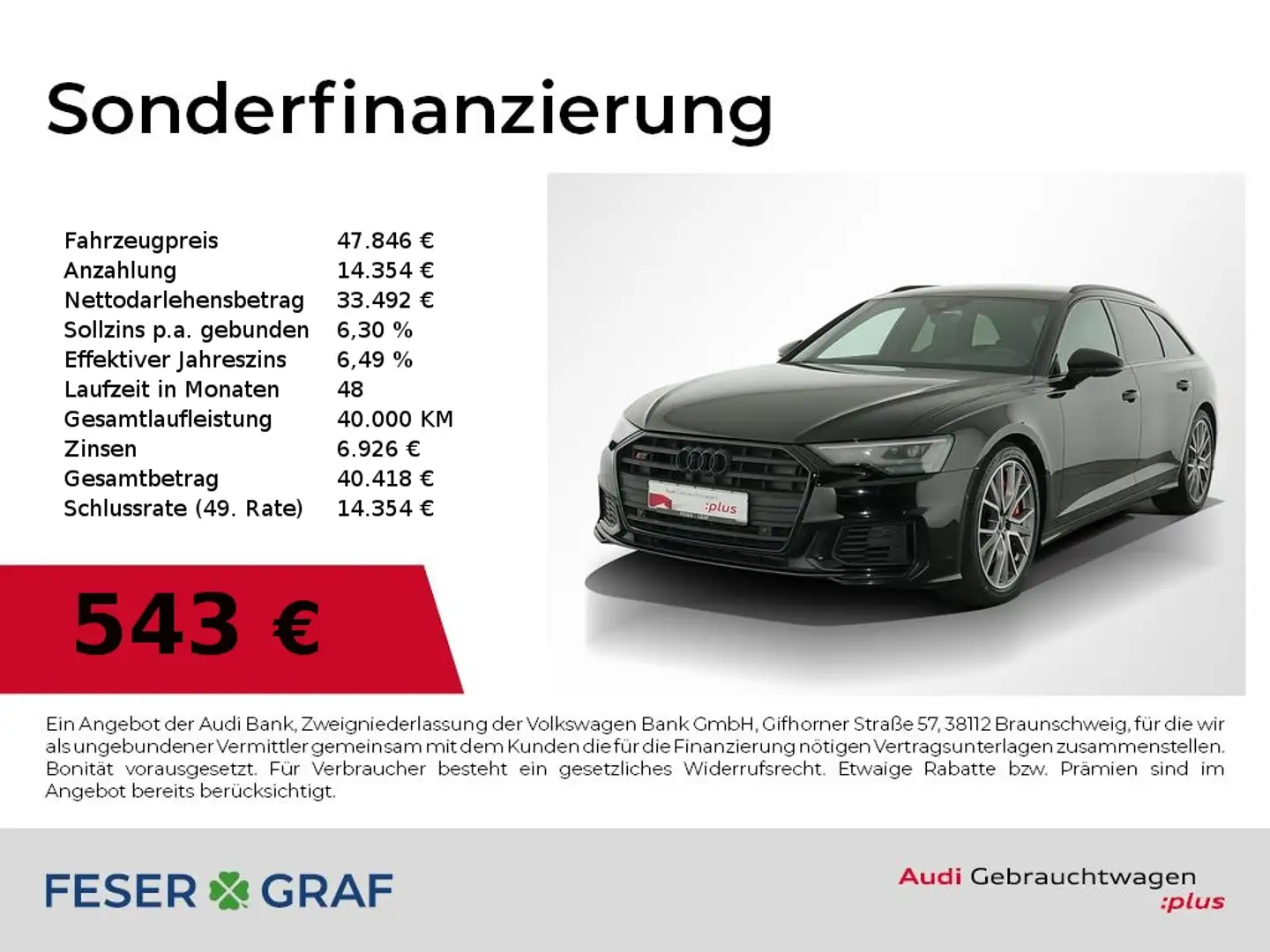 Audi S6 Avant TDI Standhzg,Kamera,S-Sitze+,LED,LM20 Zwart - 1