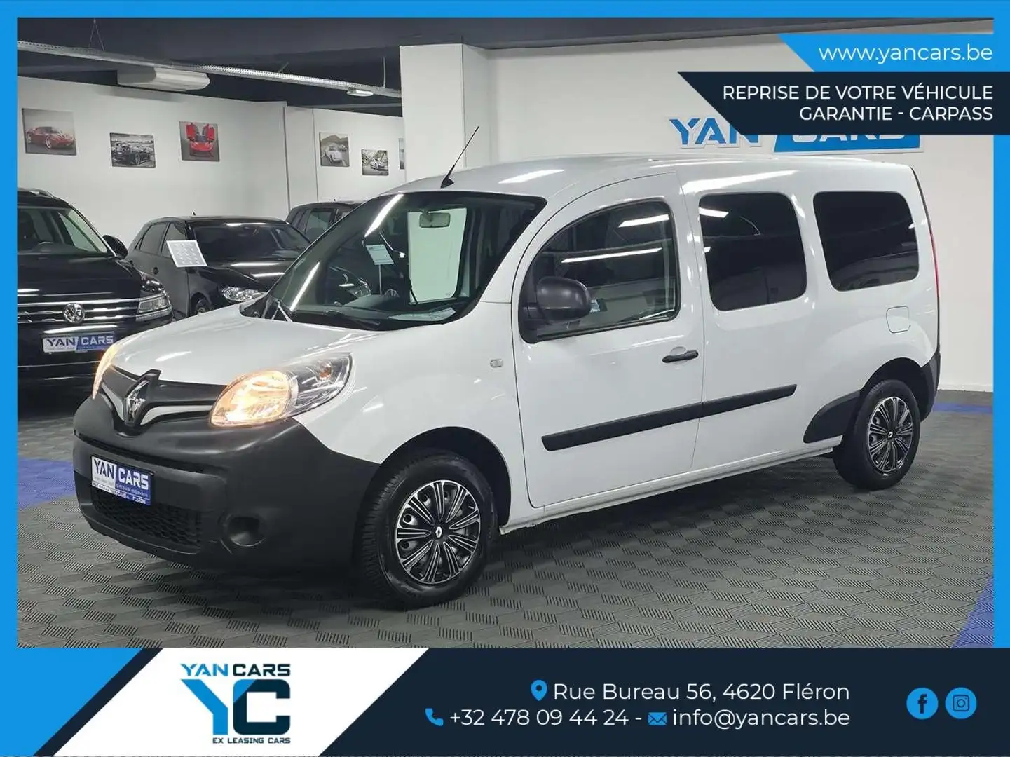 Renault Kangoo MAXI * UTILITAIRE * SEULEMENT 27.000KM! * TOP ETAT Wit - 1