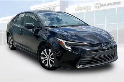 Black 2025 Toyota Corolla Hybrid Continuously Variable Transmission