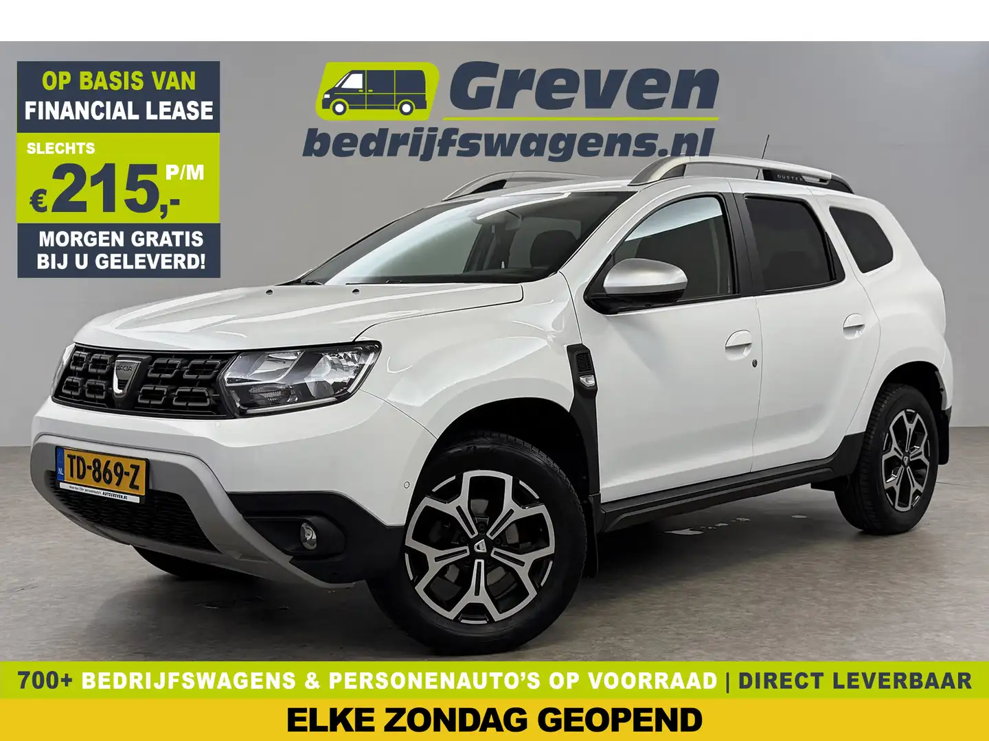 Dacia Duster 1.2 TCe Prestige Trekhaak LED Airco Cruise Camera Wit - 1
