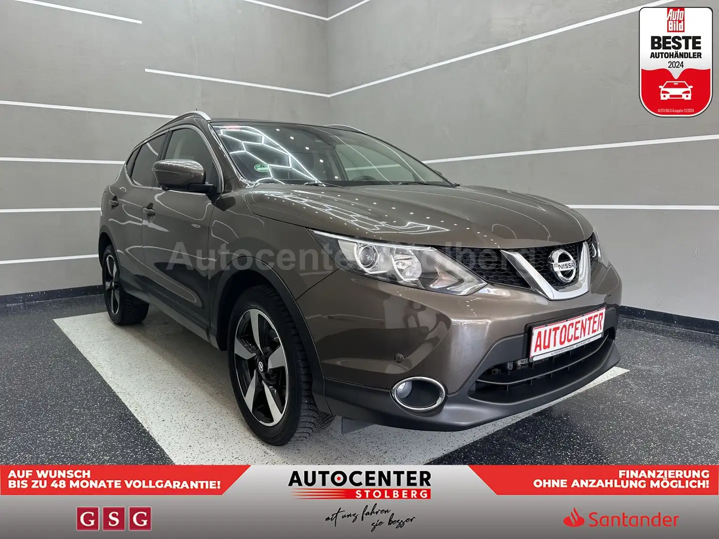 Nissan Qashqai 360° "PANO-NAVI-SITZH-CAM-MULTI-PDC-ALU" Oro - 2