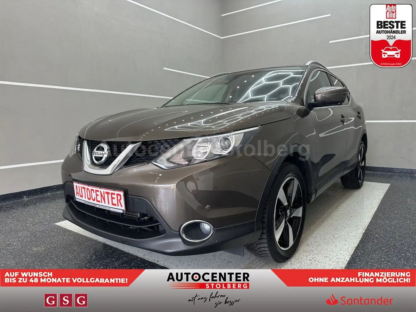Nissan Qashqai 360° "PANO-NAVI-SITZH-CAM-MULTI-PDC-ALU" Oro - 1