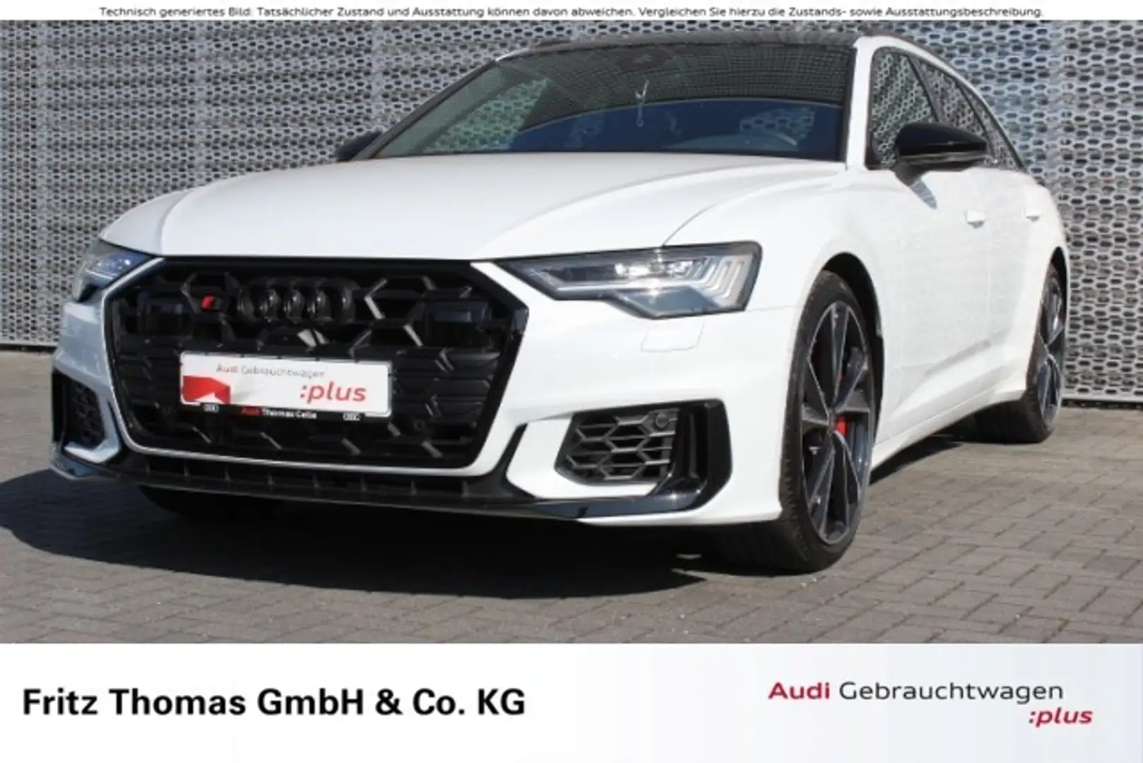 Audi S6 Avant 55 TDI quattro HD MLED Pano Luft B&O Klima Weiß - 1