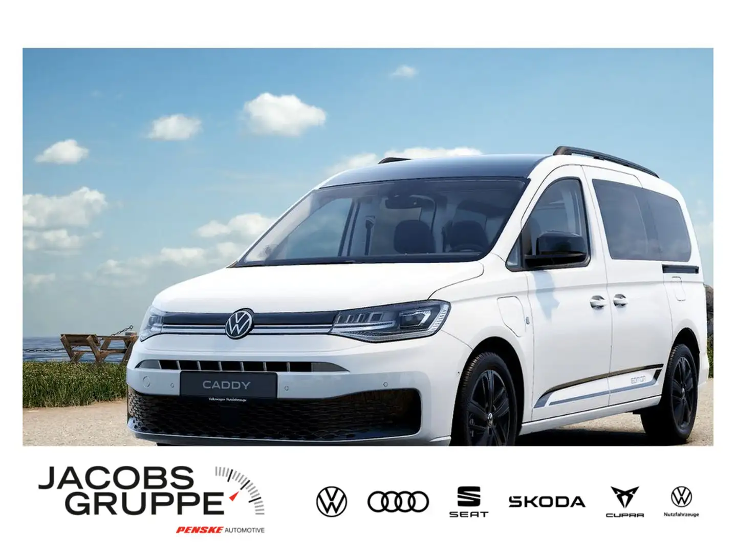 Volkswagen Caddy Maxi Life 5-Sitzer 1,5 l 85 kW eHy Edition Maxi eHybrid Weiß - 1