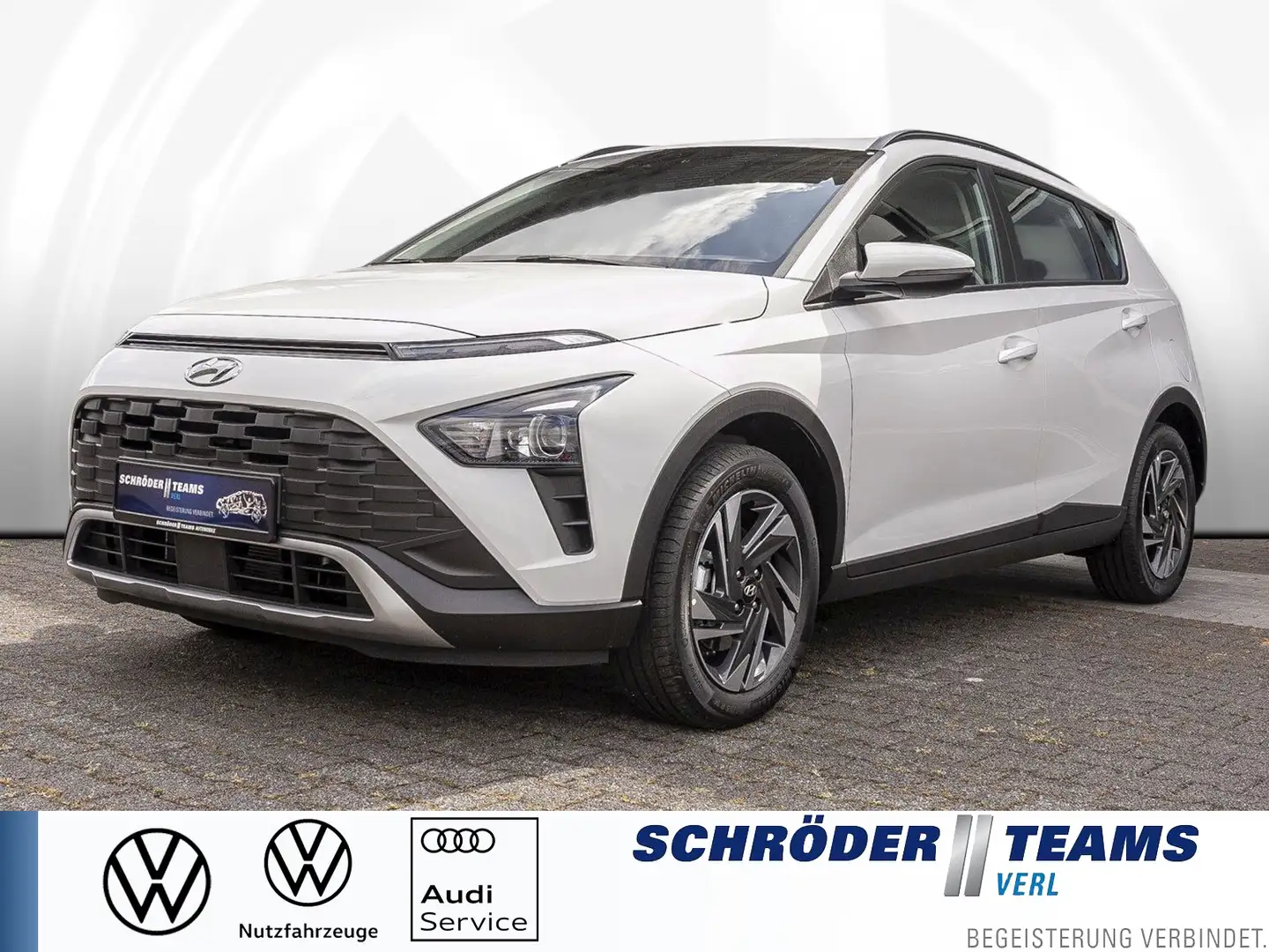 Hyundai BAYON 1.0 T-GDi Intro Edition NAVI/VIRTUAL Weiß - 1