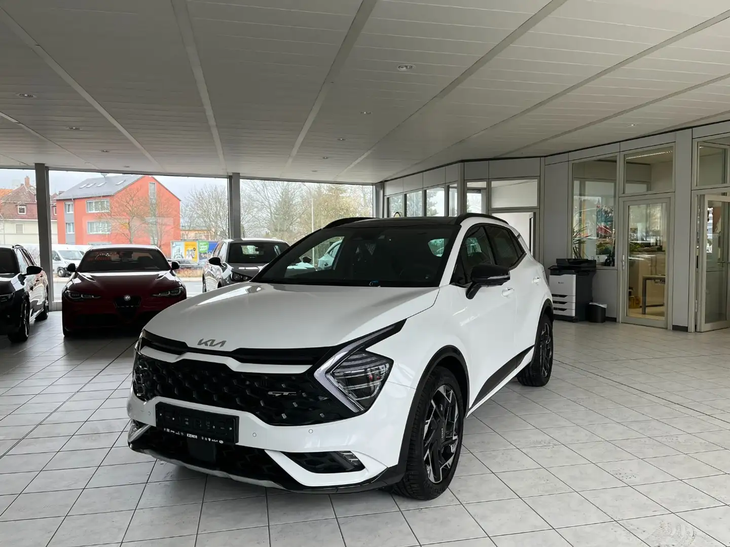 Kia Sportage GT-Line Panoramaglasdach, 19 ALU Weiß - 2