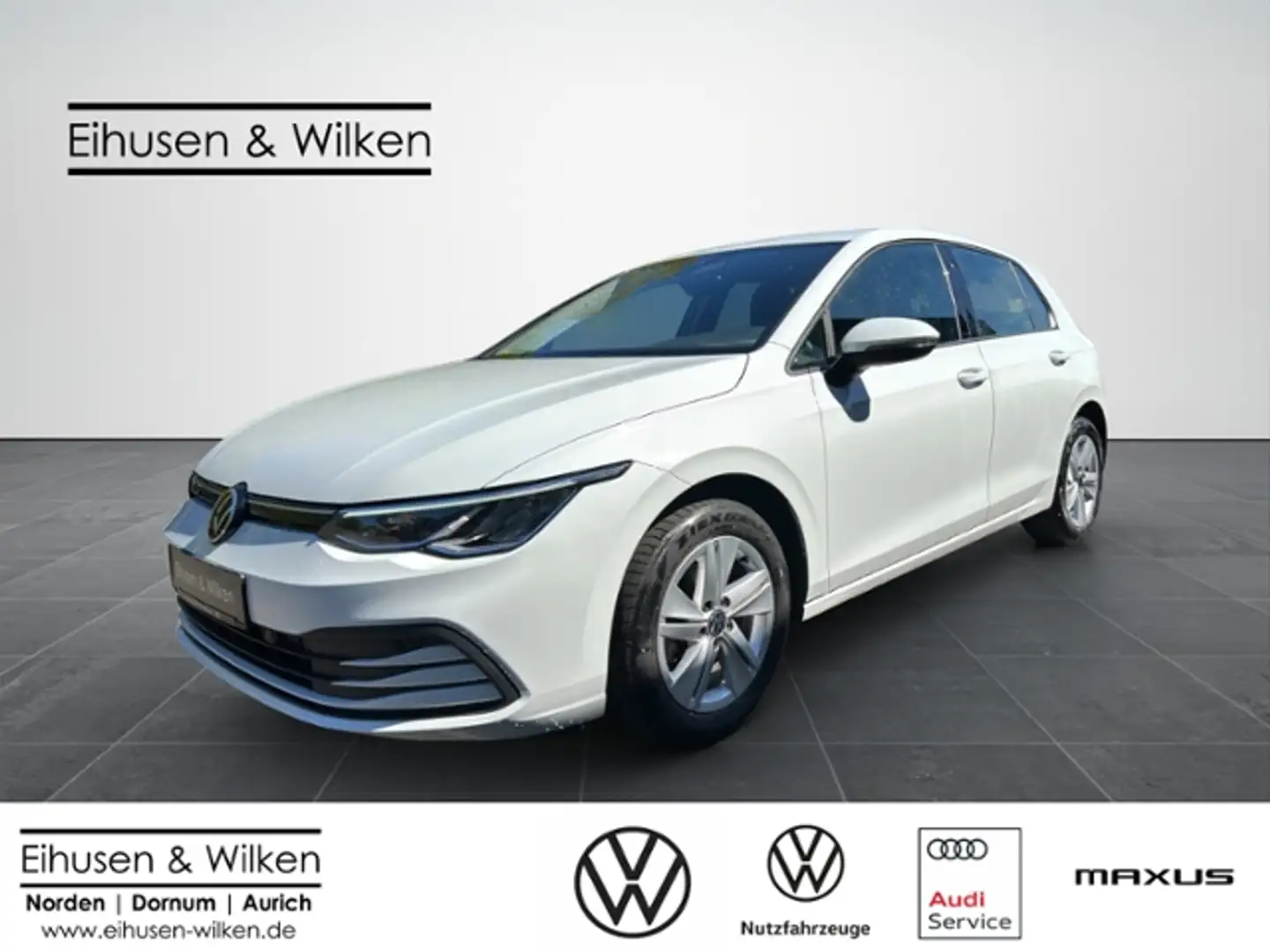 Volkswagen Golf VIII 2.0+TDI+LIFE+LED+ACC+NAVI+SHZ+ Blanco - 1