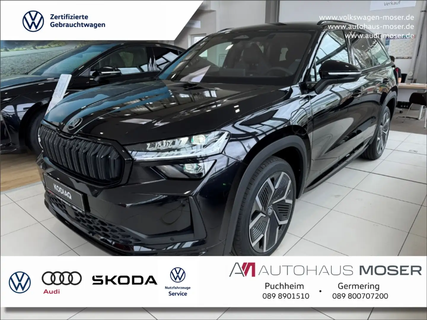 Skoda Kodiaq Sportline 1.5TSIiV Assist*MTRX*20''*Navi!!! Schwarz - 1