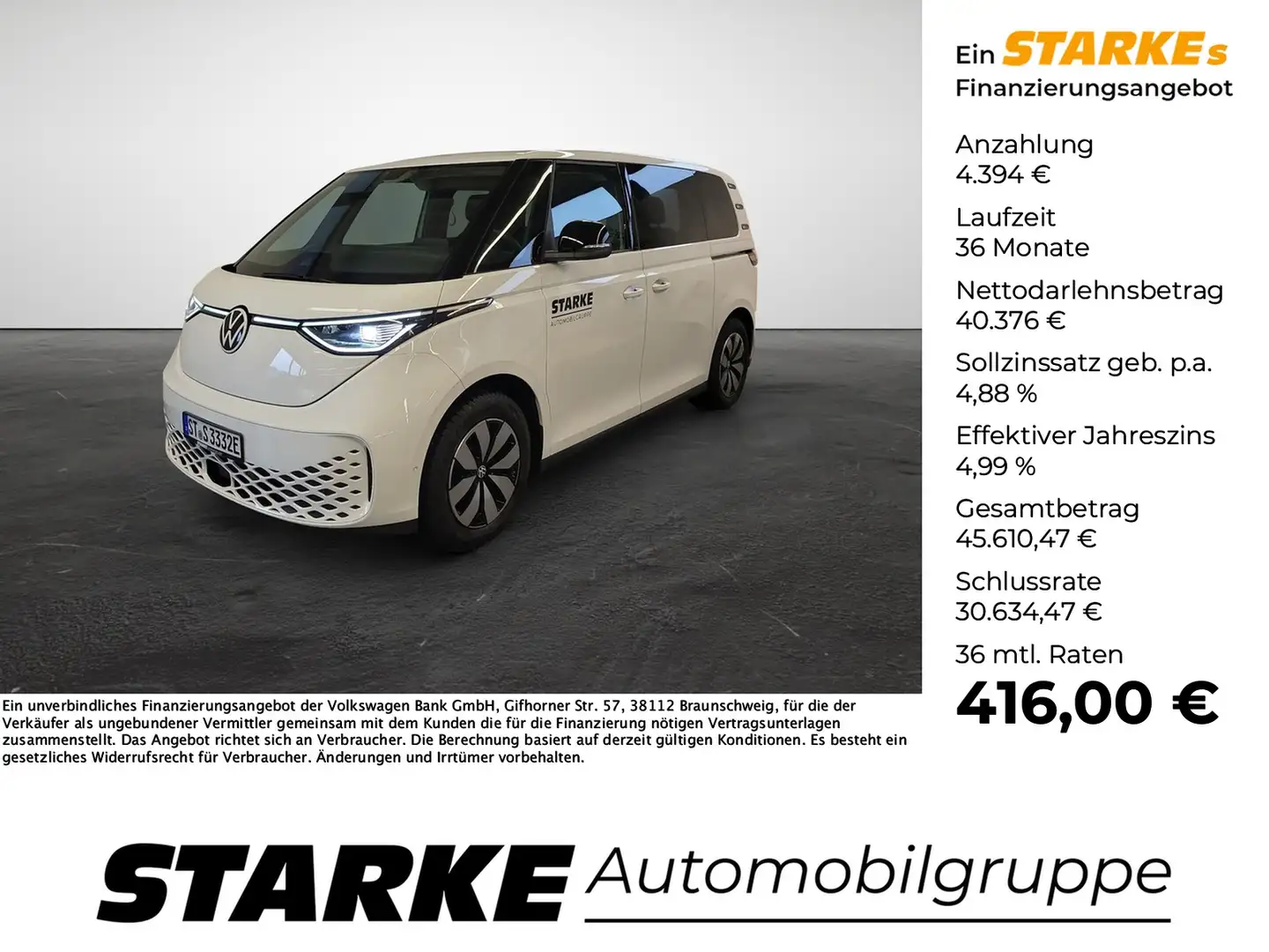 Volkswagen ID. Buzz Pro Weiß - 1