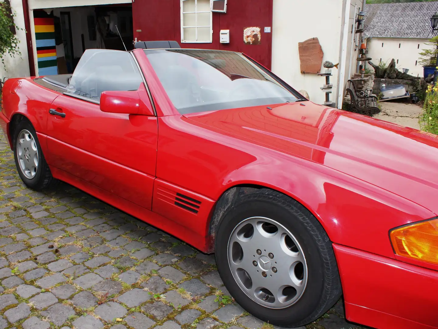 Mercedes-Benz SL 300 Lederausstattung Roşu - 2