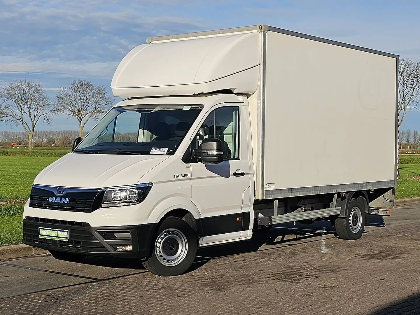 MAN TGE 35 2.0 Bakwagen Laadklep Zijdeur Spoiler 177Pk Cam Blanc - 1