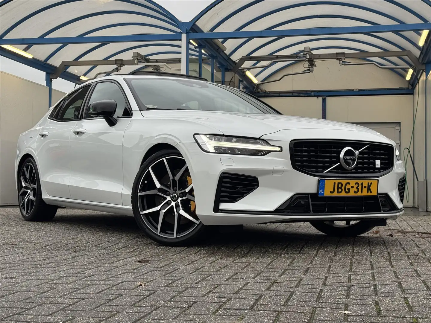 Volvo S60 2.0 T8 AWD Polestar Engineered / Panoramadak / Key Blanc - 2