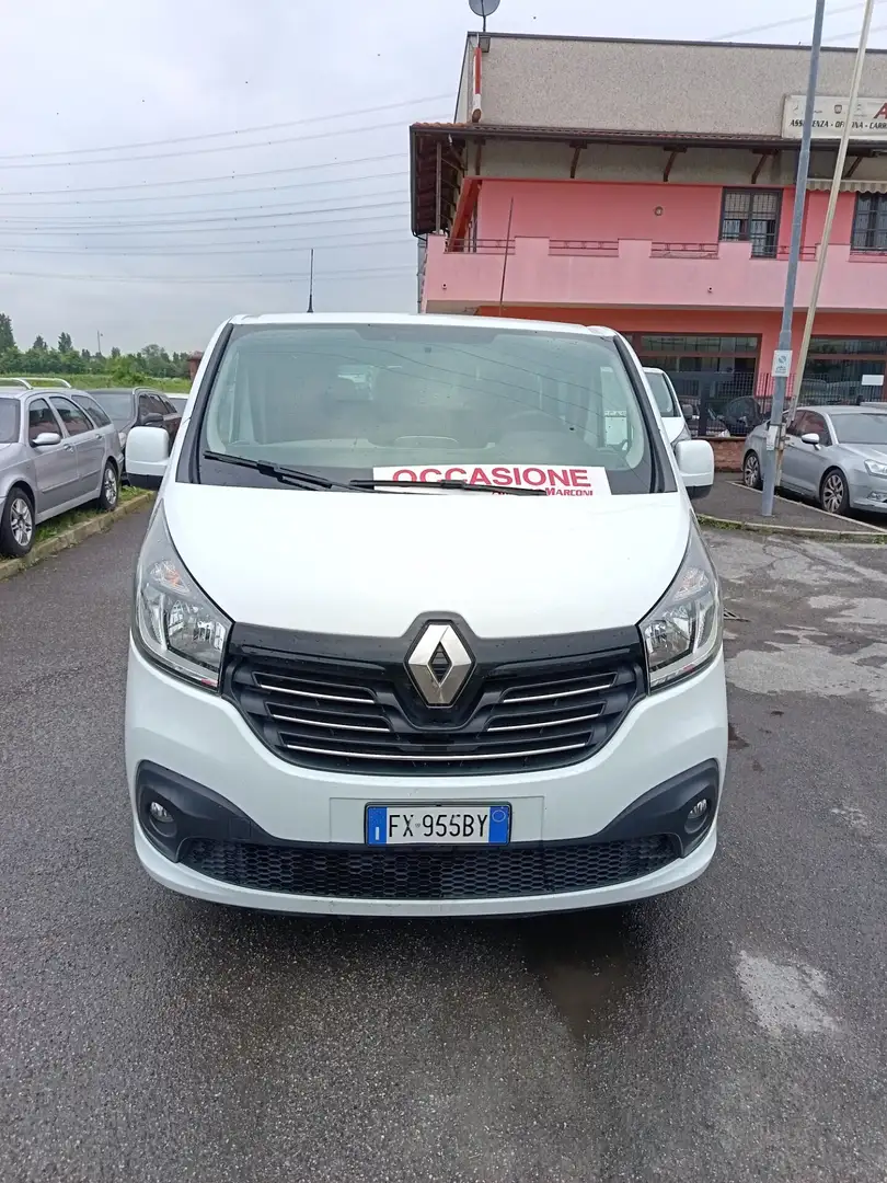Renault Trafic T27 1.6 dCi 120CV PL 9 POSTI EURO 6 Blanc - 1