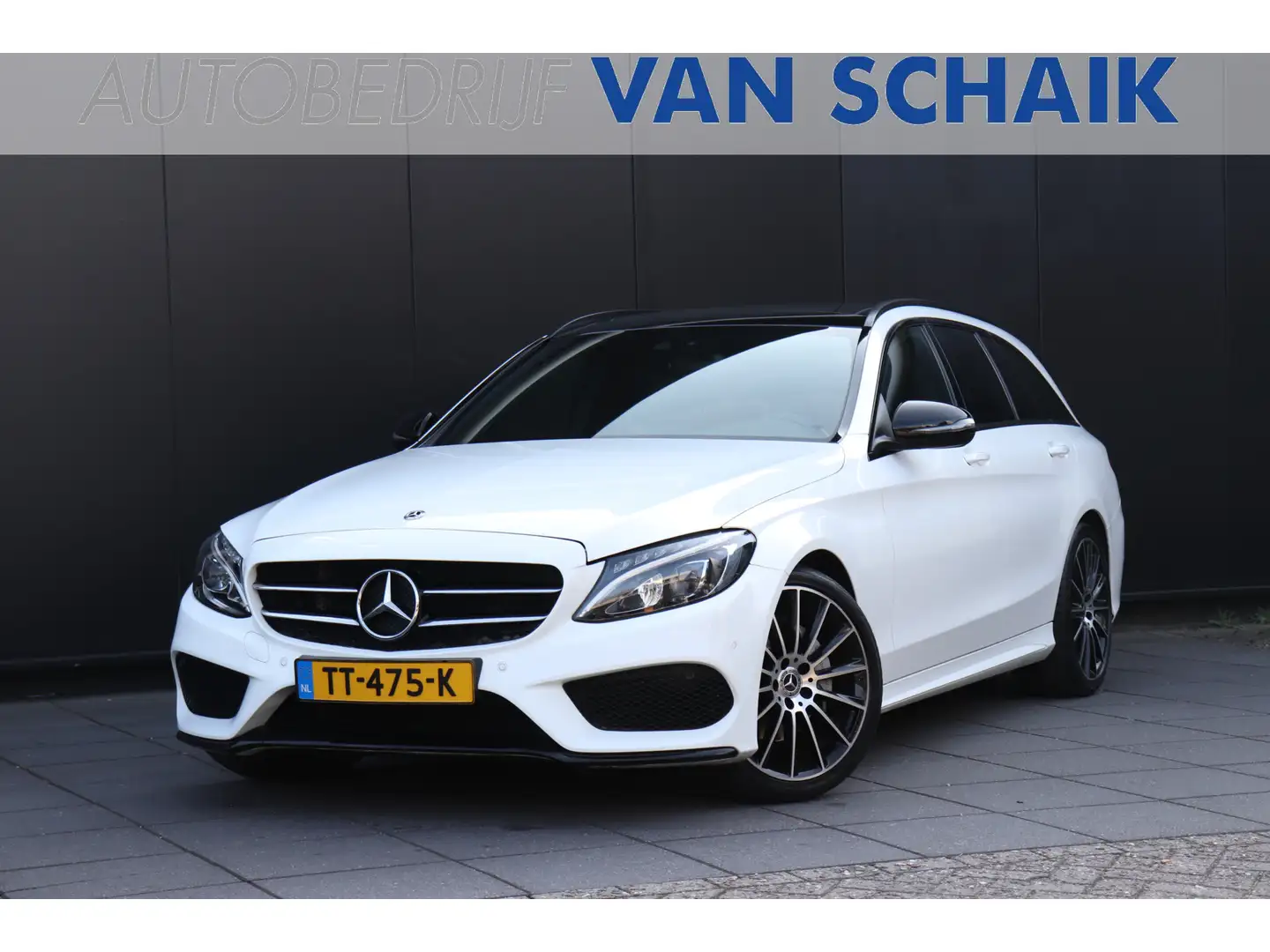 Mercedes-Benz C 180 Estate Premium Plus | AMG LINE | LEDER | STOELVERW Blanc - 1