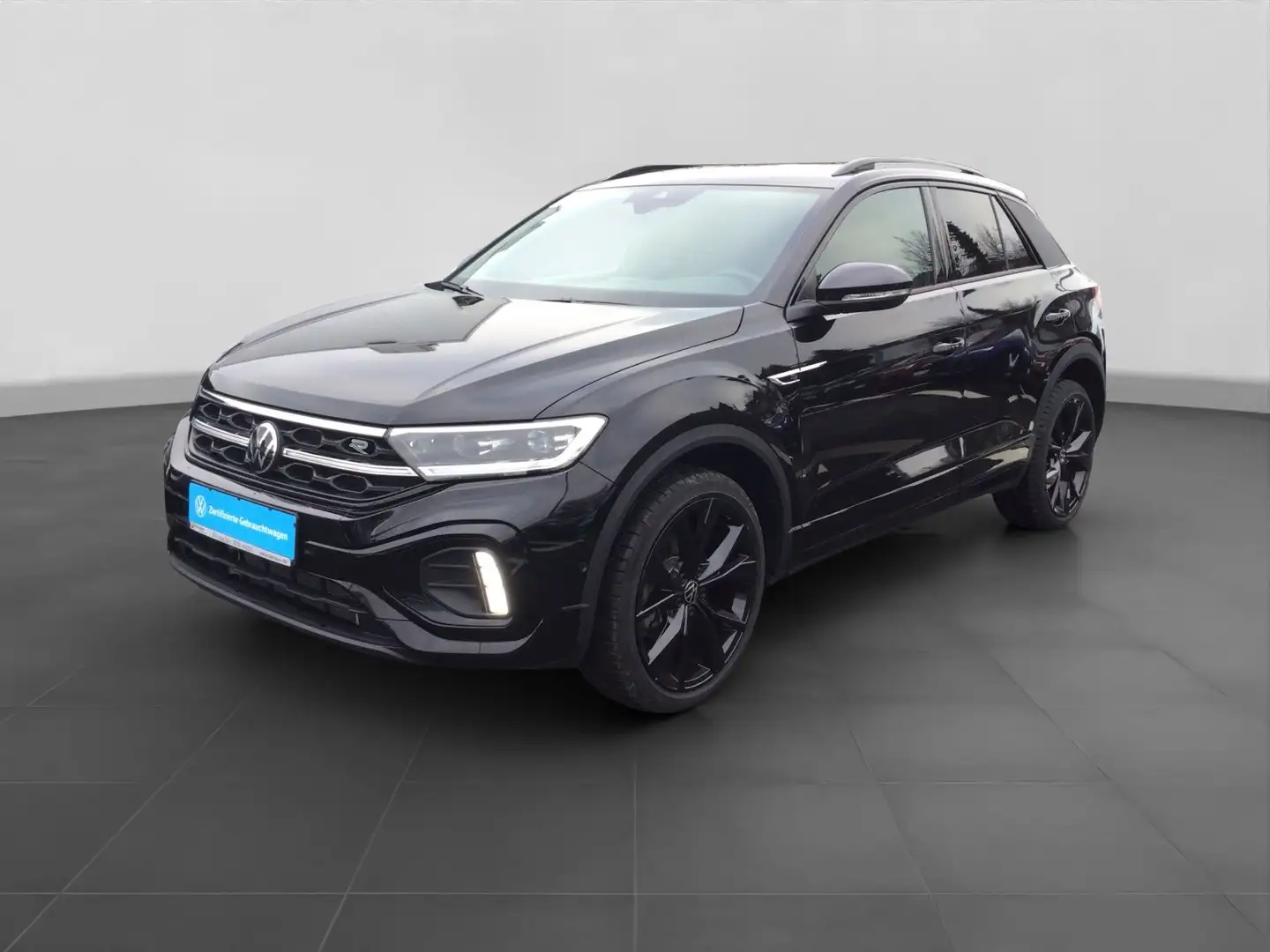 Volkswagen T-Roc 2.0 TDI DSG R-LINE BLACK LM19 STHZG DCC AH Schwarz - 2