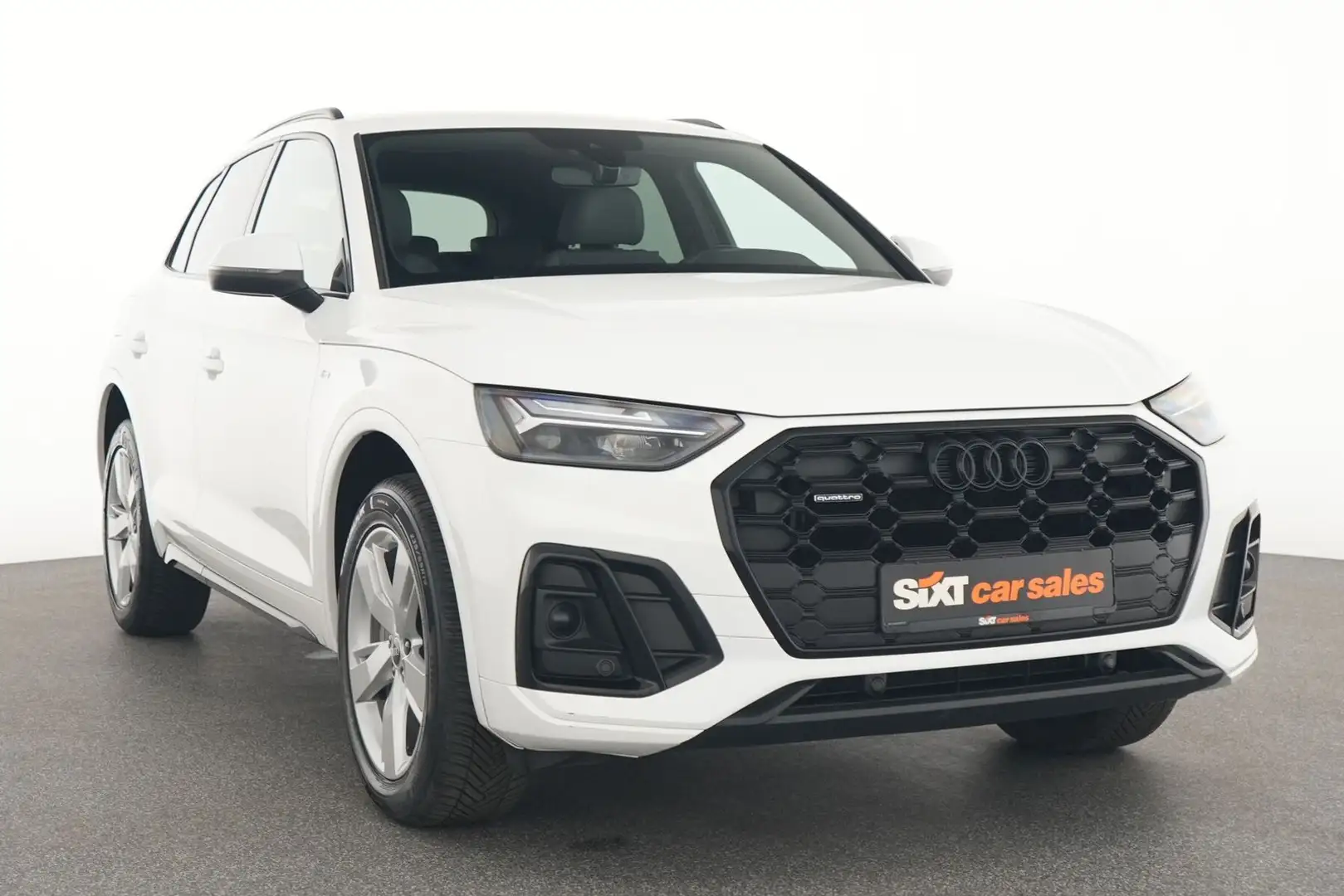 Audi Q5 40 TDI qu. 2x S line MMI+|ACC|PDC+Kam|SHZ|AHK Weiß - 1