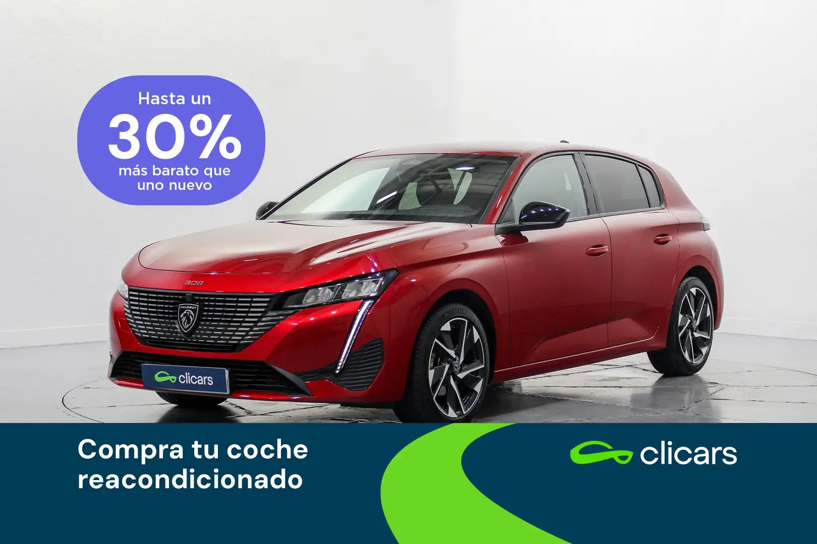Peugeot 308 1.2 PureTech S&S Allure 130 Piros - 1