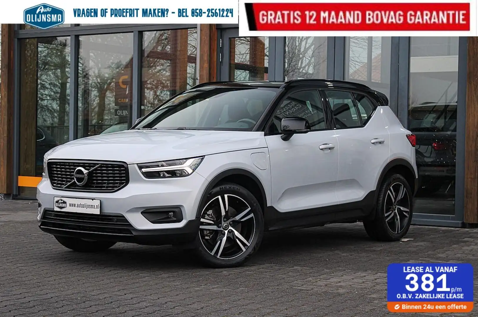Volvo XC40 T5 PlugInHybride R-design|Leer|Navi Plateado - 1