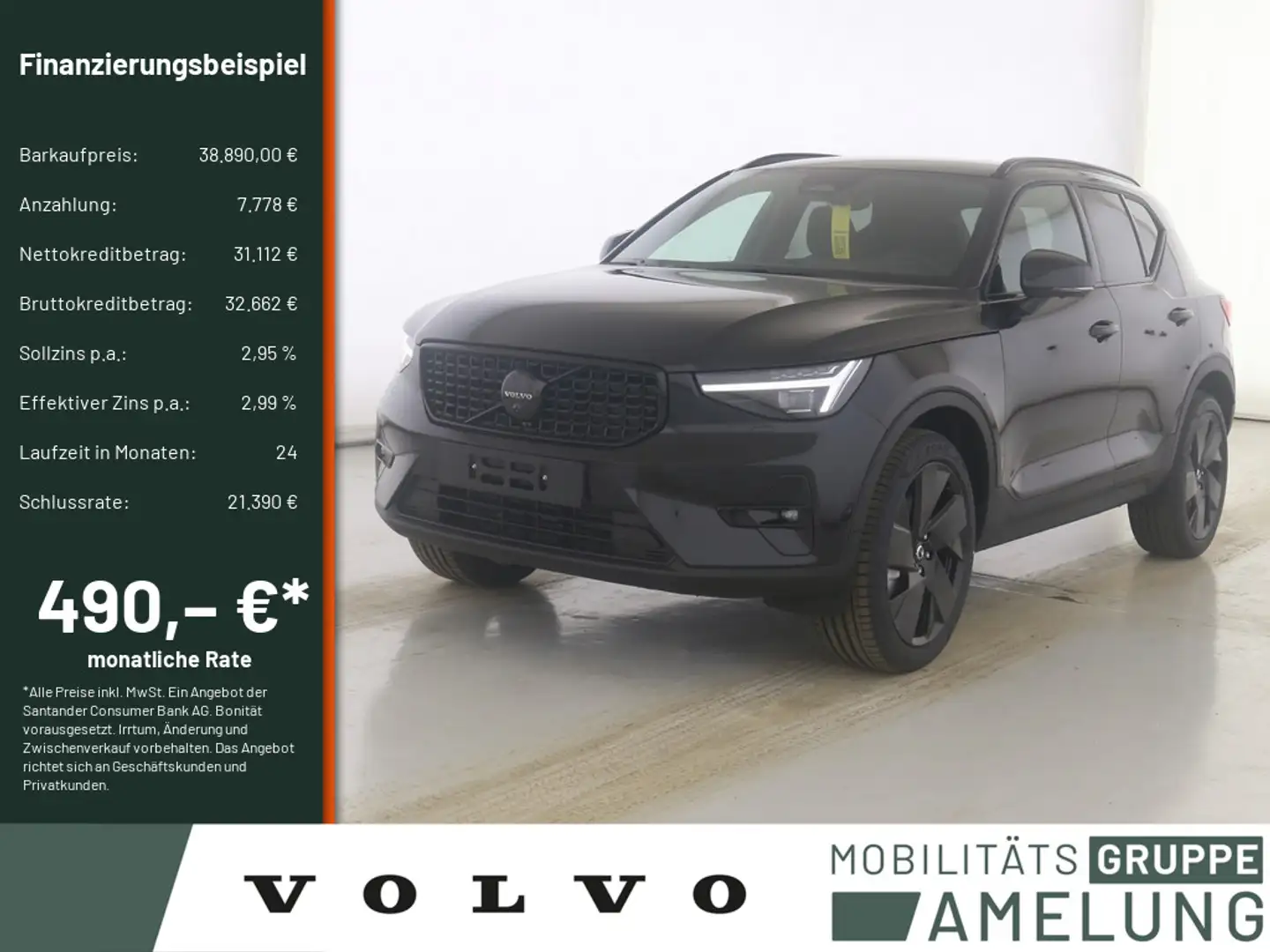 Volvo XC40 B3 Plus Black Edition LED H/K ACC 360° Zwart - 1