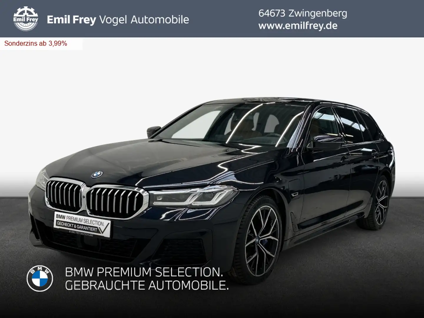 BMW 530 e xDrive Touring Aut. Nero - 1