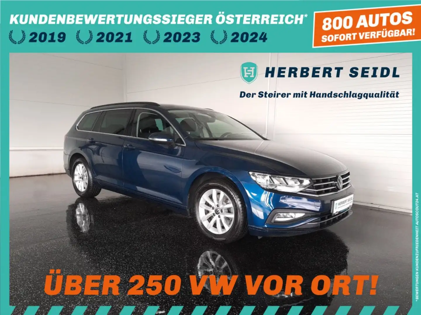 Volkswagen Passat Variant BUSINESS 2,0 TDI DSG Blau - 1