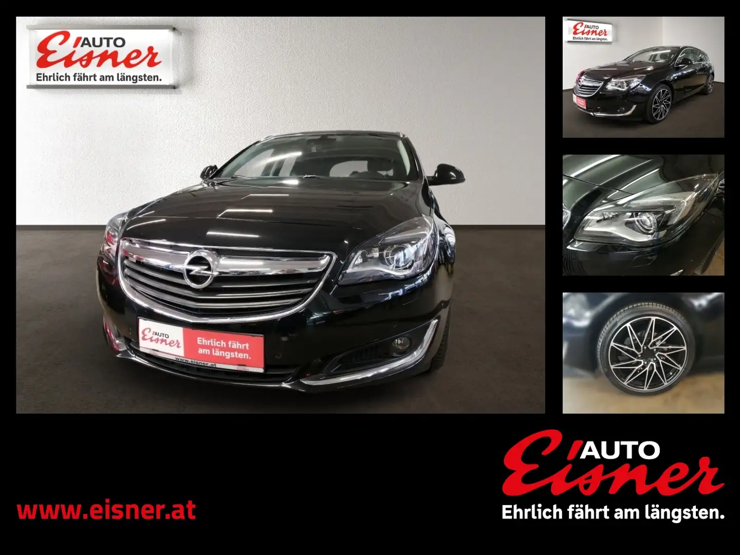 Opel Insignia T 2.0 CDTI ECOTEC Navigation, 8 Fach Bereift Czarny - 1