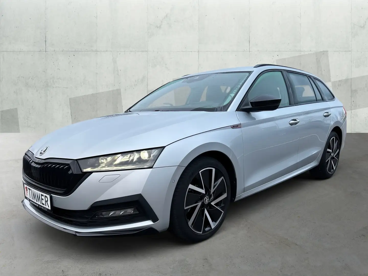 Skoda Octavia Combi 2.0 TDI DSG SPORTLINE +MATRIX +ACC +RKAM +H Silber - 2