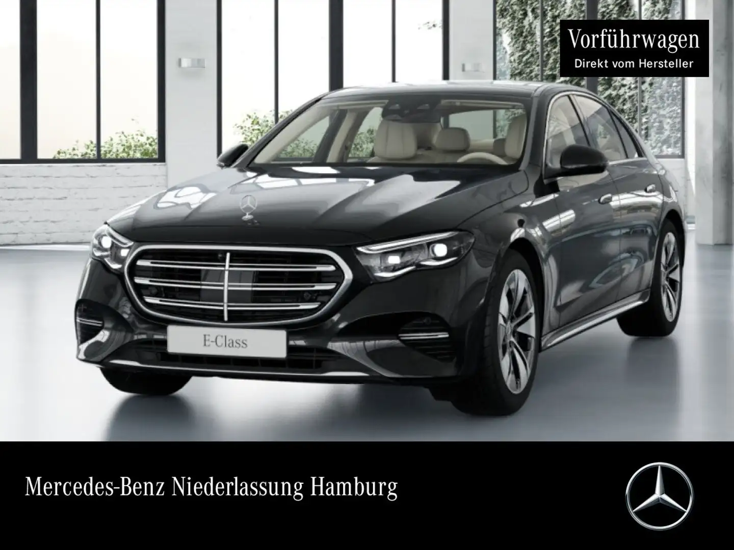 Mercedes-Benz E 300 e Hybrid Exclusive Fahrass 360° Pano Distr. Schwarz - 1