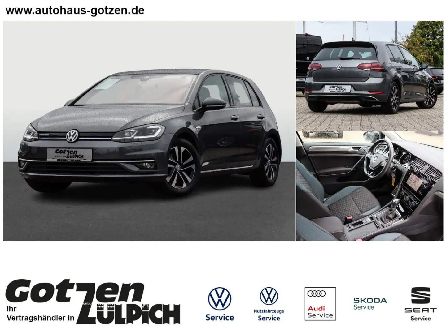 Volkswagen Golf VII 1,5TS DSG LED SD Navi Winter-Paket Light Grau - 1