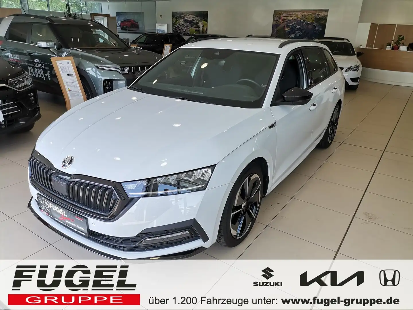 Skoda Octavia Combi 2.0 TSI 4x4 DSG Sportline LED|4xSHZ|Navi Blanco - 1