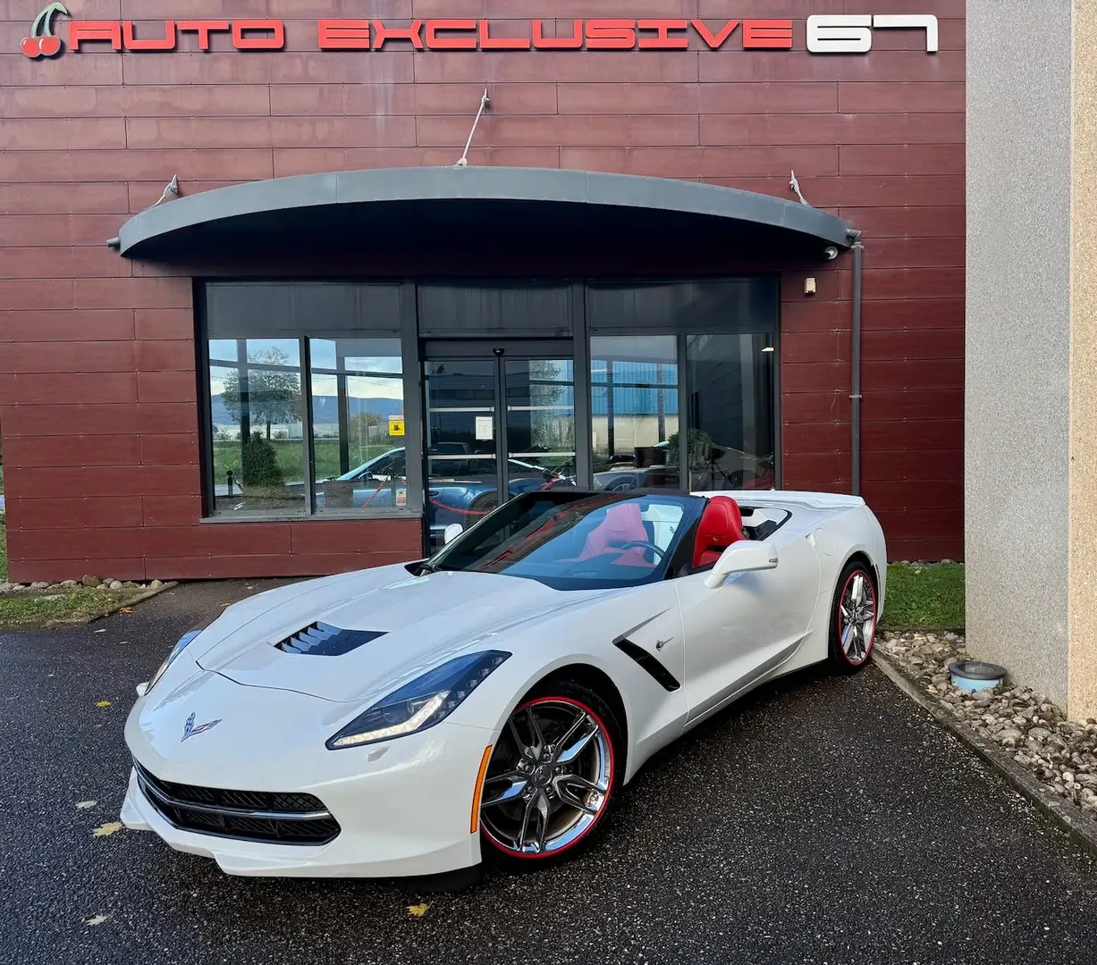 Chevrolet Corvette Corvette Cabriolet 6.2 V8 466 ch Stingray Wit - 1