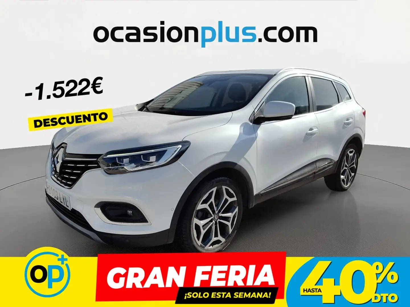 Renault Kadjar 1.5dCi Blue Techno EDC 85kW Blanco - 1