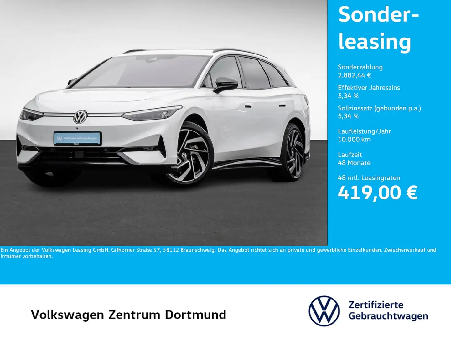 Volkswagen ID.7 Tourer PRO KAMERA AHK HEAD-UP MATRIXLED ACC Wit - 1