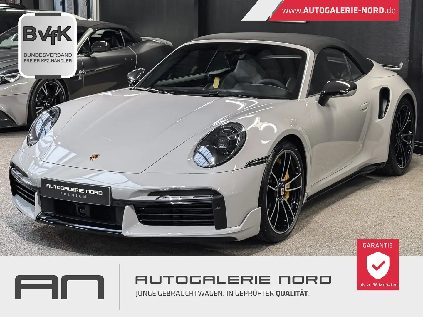 Porsche 911 Turbo S Cabrio AeroKit+Burmester+Carbon Grau - 1