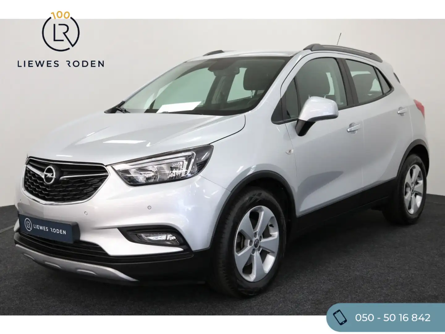 Opel Mokka X 1.4 Turbo Online Edition Grijs - 1