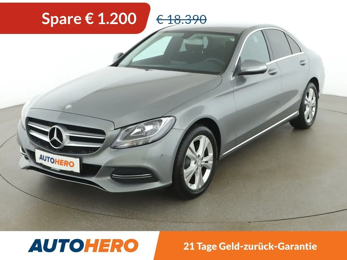 Mercedes-Benz C 180 C 180 d BlueTEC Avantgarde Aut. *SHZ*PDC*KLIMAAUTO Gris - 1