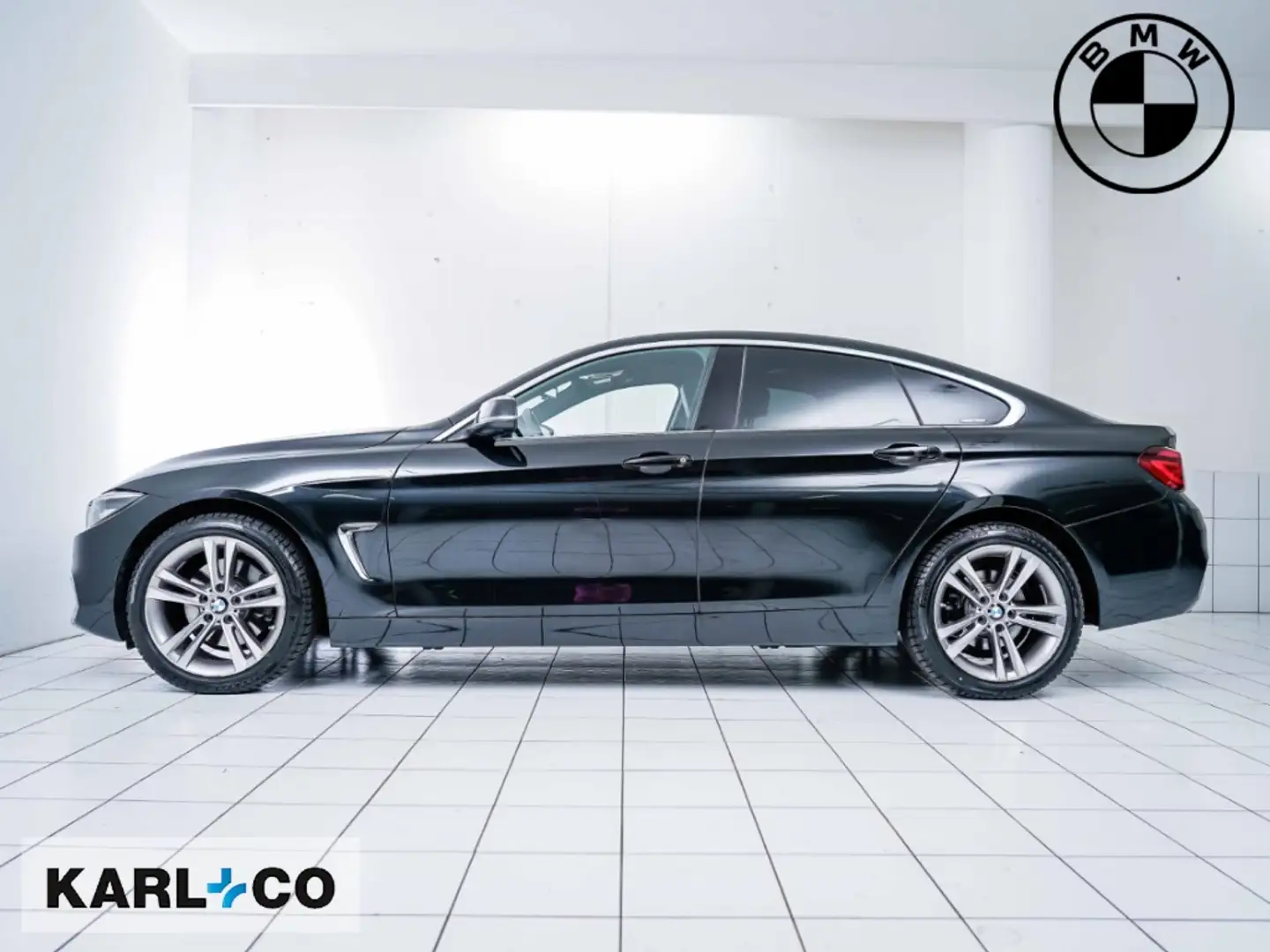 BMW 430 Gran Coupe i xDrive Luxury Line Navi Glasdach Komf Czarny - 2