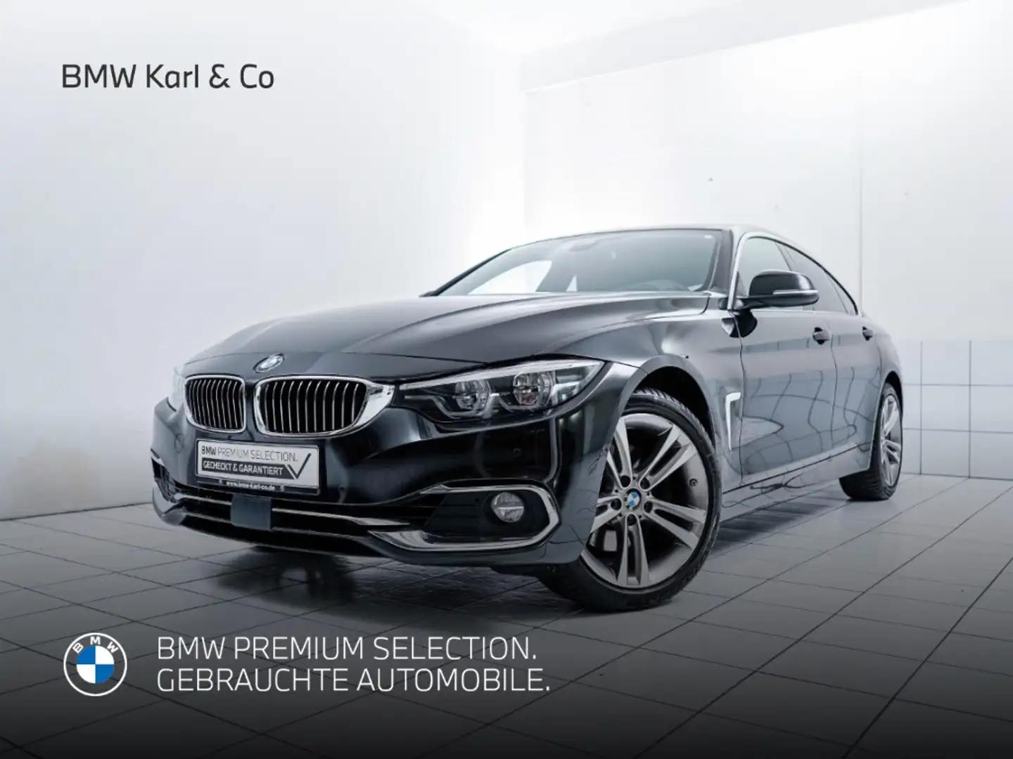 BMW 430 i Gran Coupe xDrive Luxury Line Navi Glasdach Komf Noir - 1
