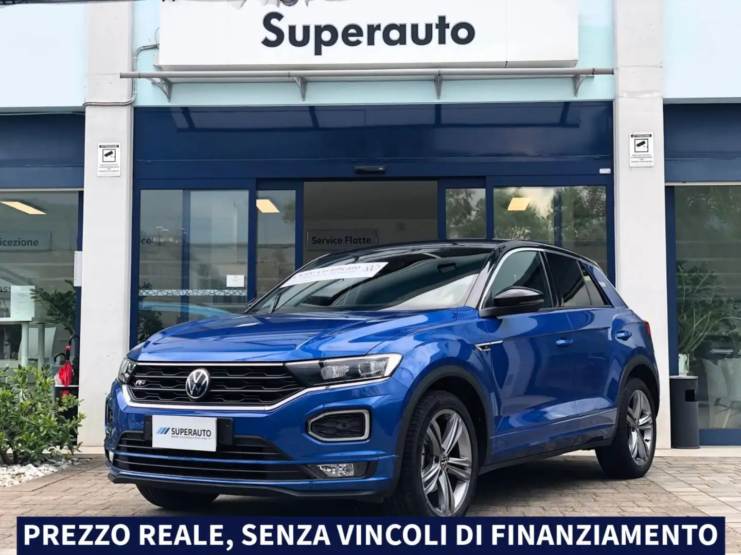 Volkswagen T-Roc 1.5 TSI ACT DSG  R-LINE *PADDLE*CERCHI LEGA 18''* Azul - 1