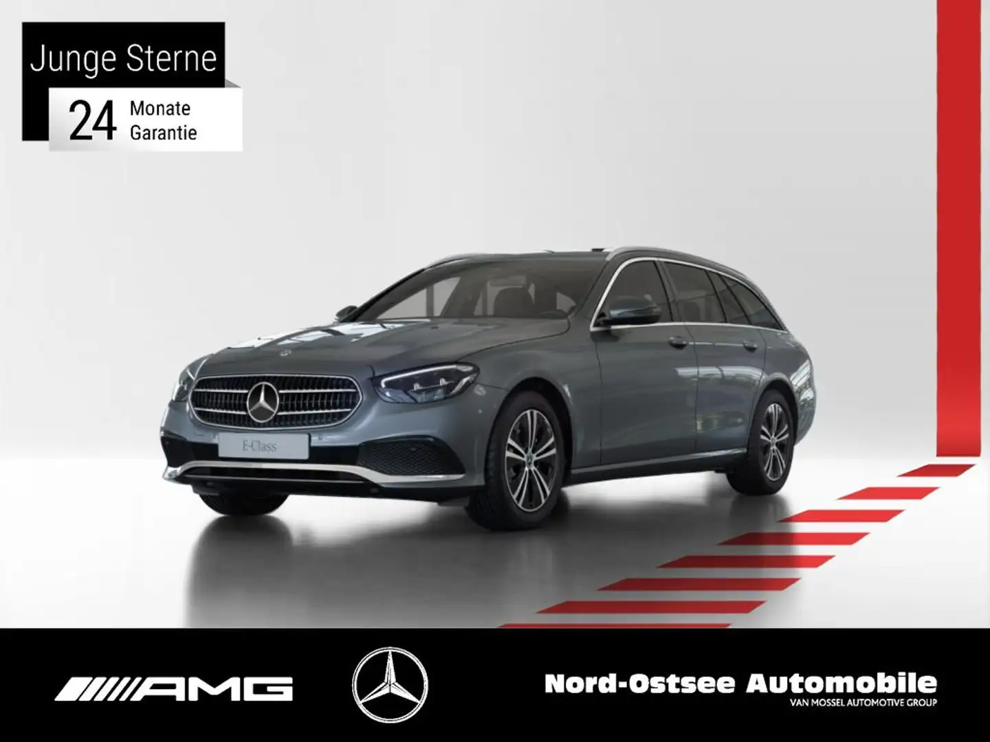 Mercedes-Benz E 220 d T AVANTGARDE BURMESTER KAMERA DAB 9G NAV Grau - 1