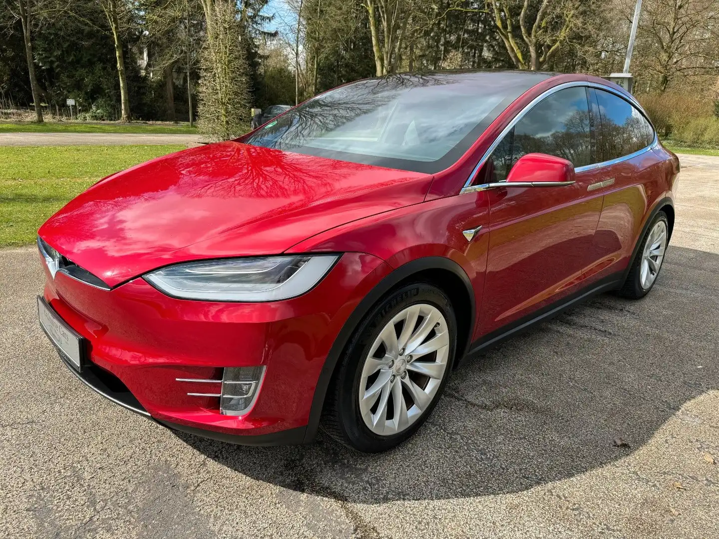 Tesla Model X MODEL X LR RAVEN | AP 3.0  | CCS | KALTWETTER | Red - 1
