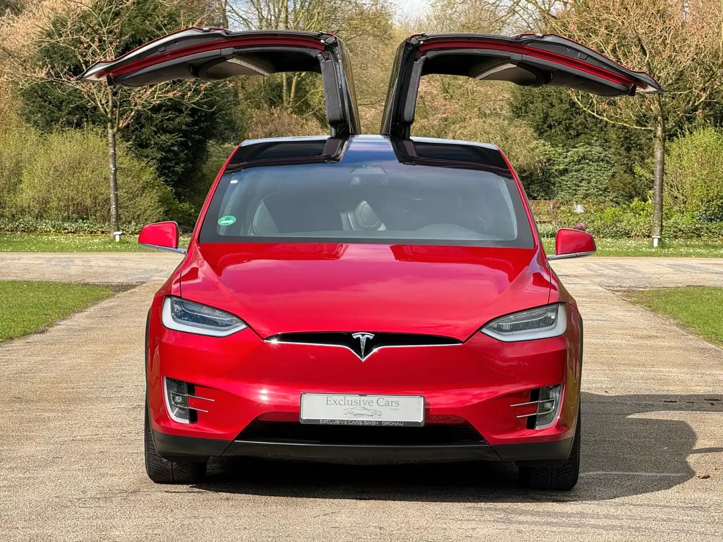 Tesla Model X MODEL X LR RAVEN | AP 3.0  | CCS | KALTWETTER | Red - 2
