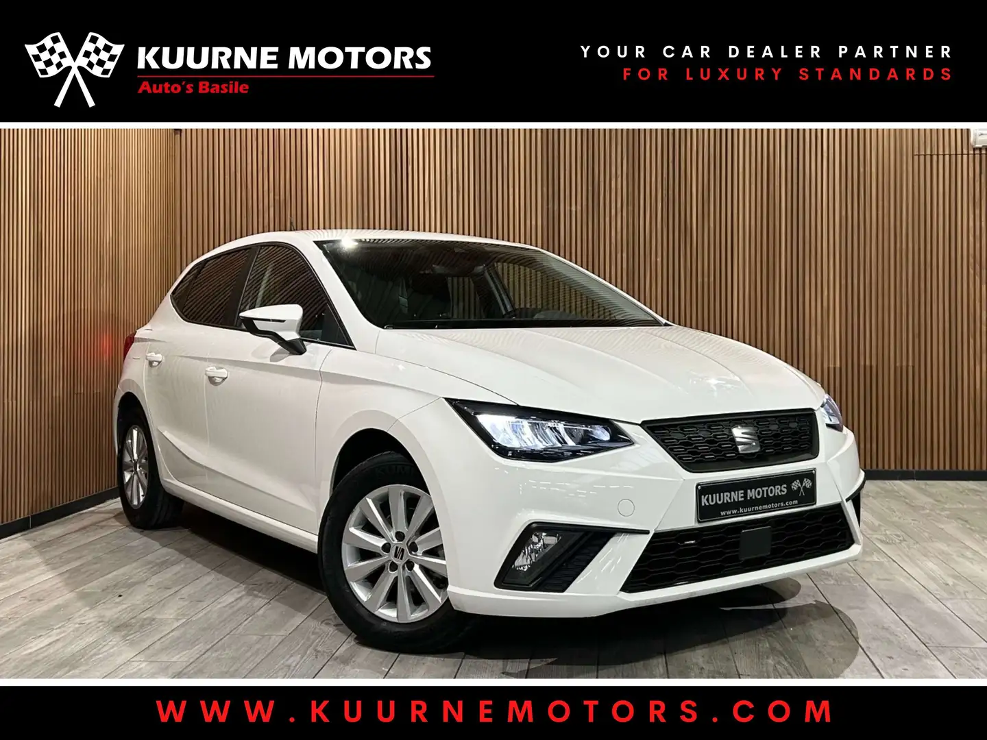 SEAT Ibiza 1.0 TSI Alu/Carplay/Pdc/Cruise/Led *1j garantie* Wit - 1