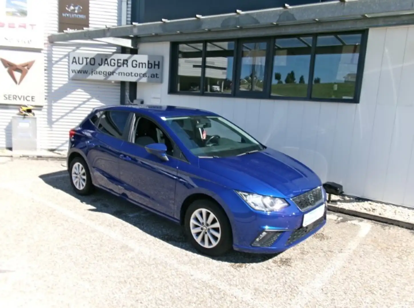 SEAT Ibiza Style 1,6 TDI NAVI Klimaautomatik Scheiben abge... Blau - 1