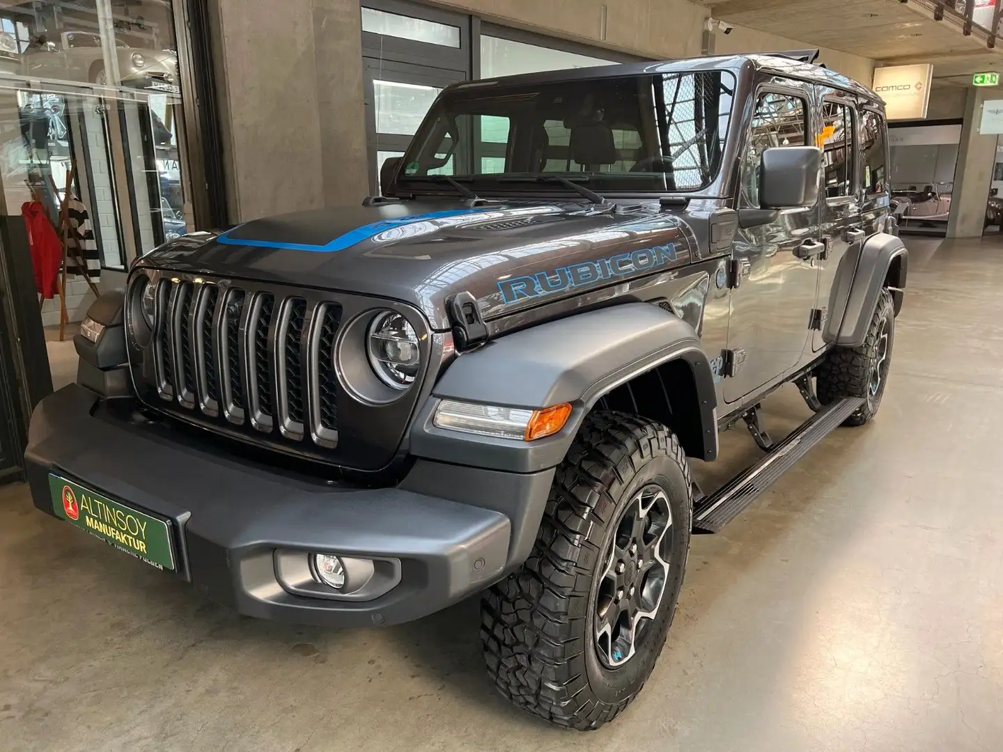 Jeep Wrangler 2.0 4xe Unlimited RubiconGoßes Faltdach Grijs - 1