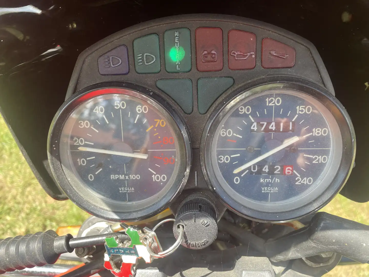 Moto Guzzi V 65 Naked Bike Originalzustand Rot - 2