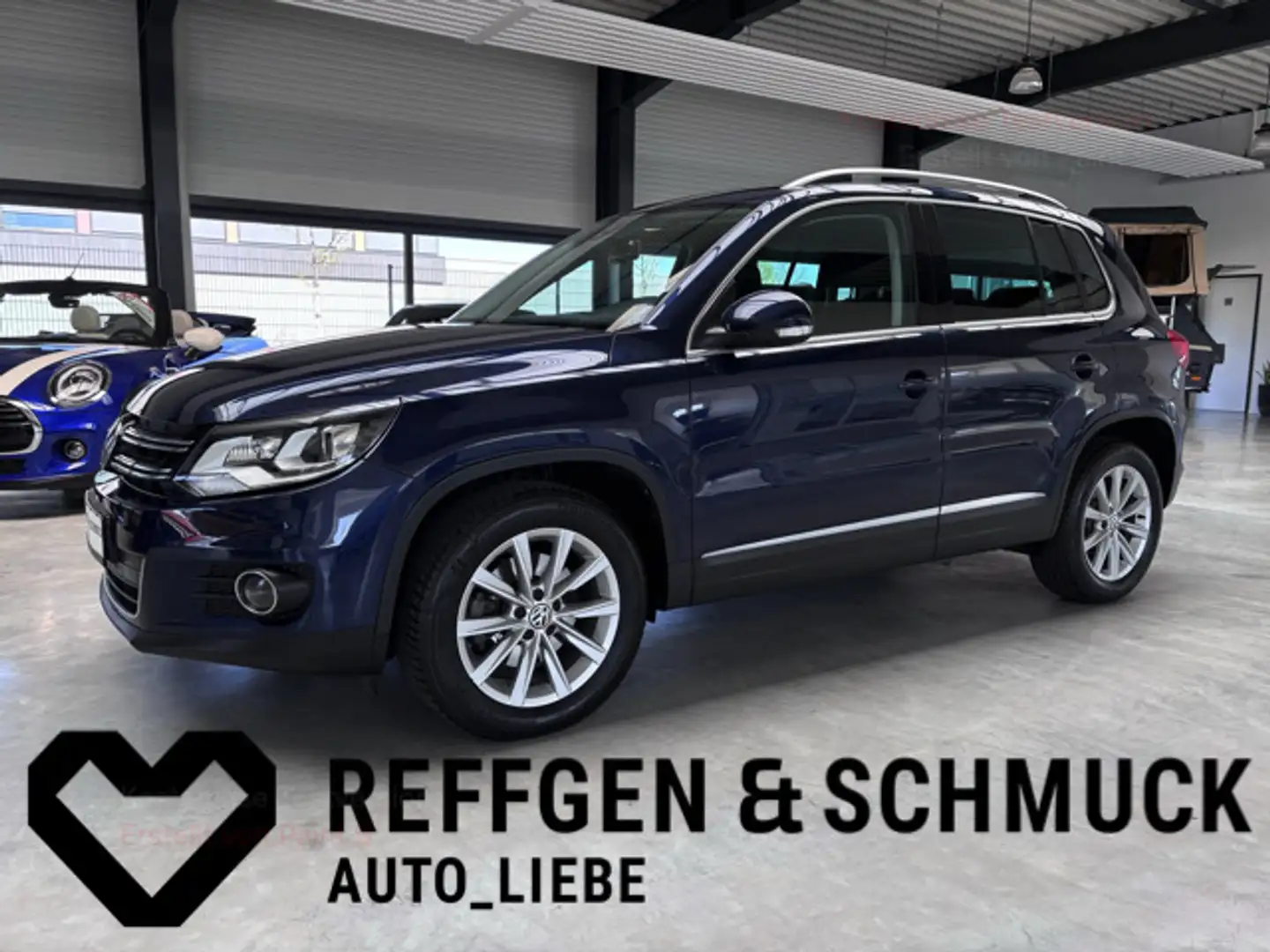 Volkswagen Tiguan SPORT+STYLE KLIMA+NAVI+XENON+AHK+ALU+TÜV+ Bleu - 1