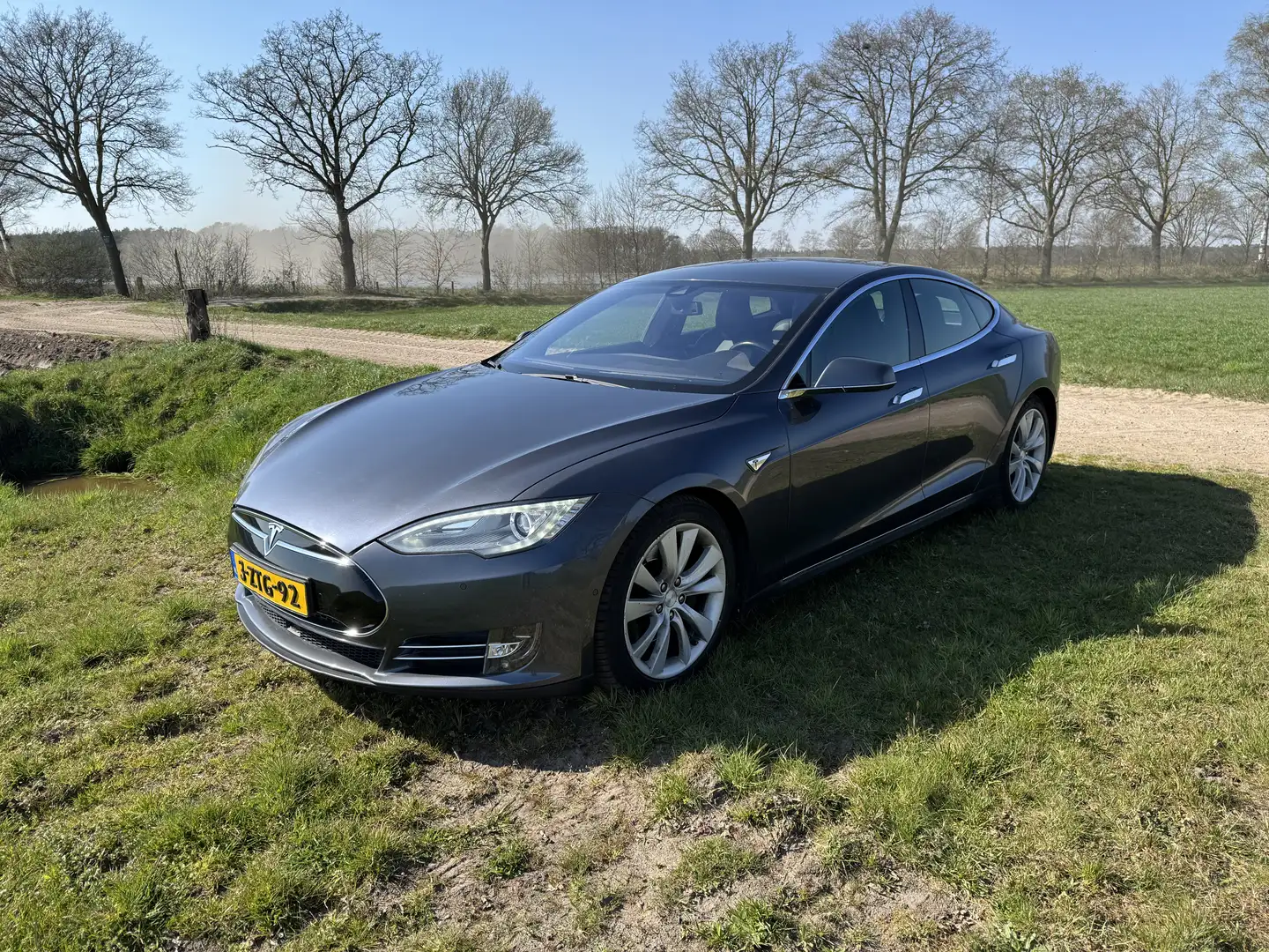Tesla Model S 85 Base Grijs - 2