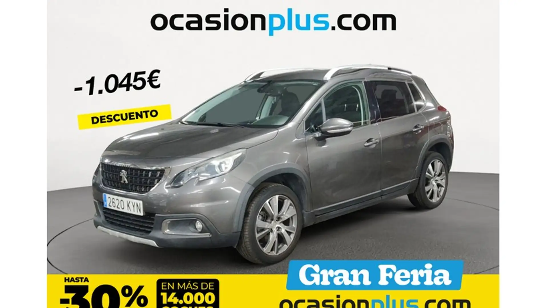 Peugeot 2008 1.2 PureTech S&S Allure 130 Gris - 1