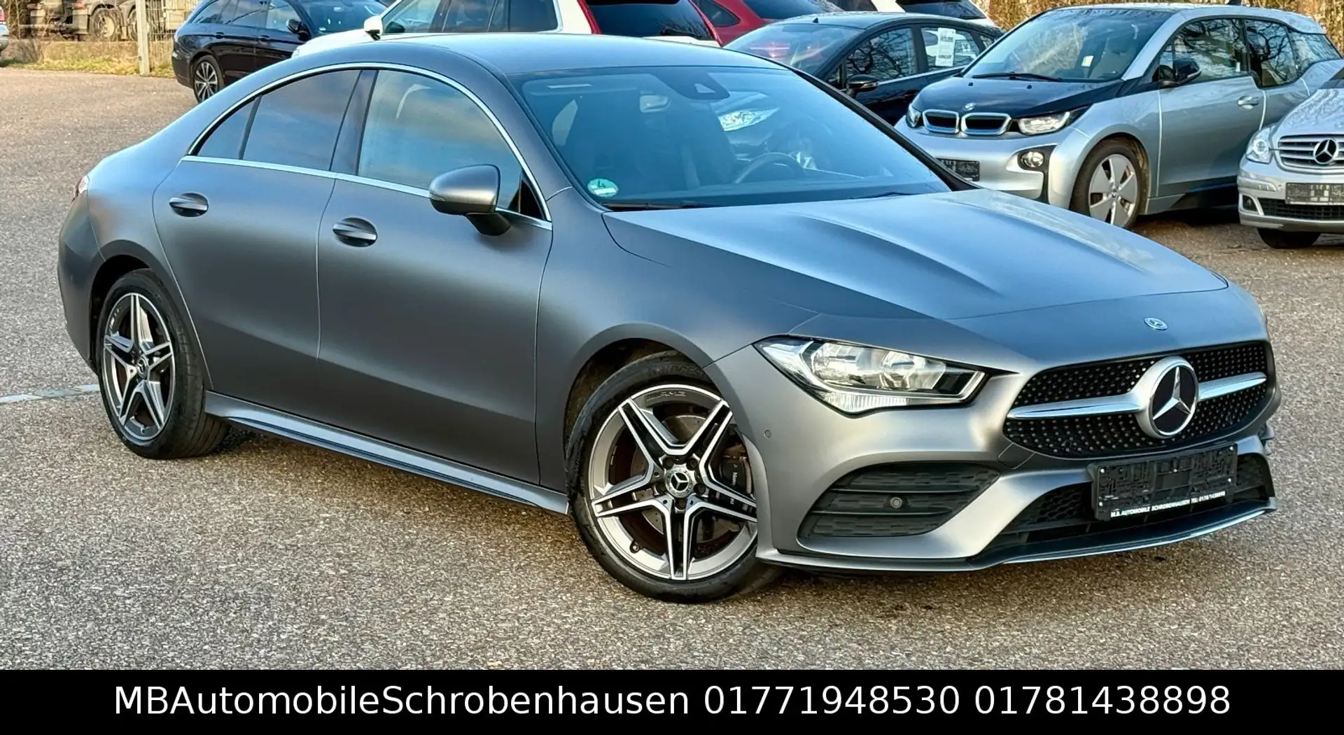 Mercedes-Benz CLA 200 d AMG 8G-DCT Standheizung Grijs - 1